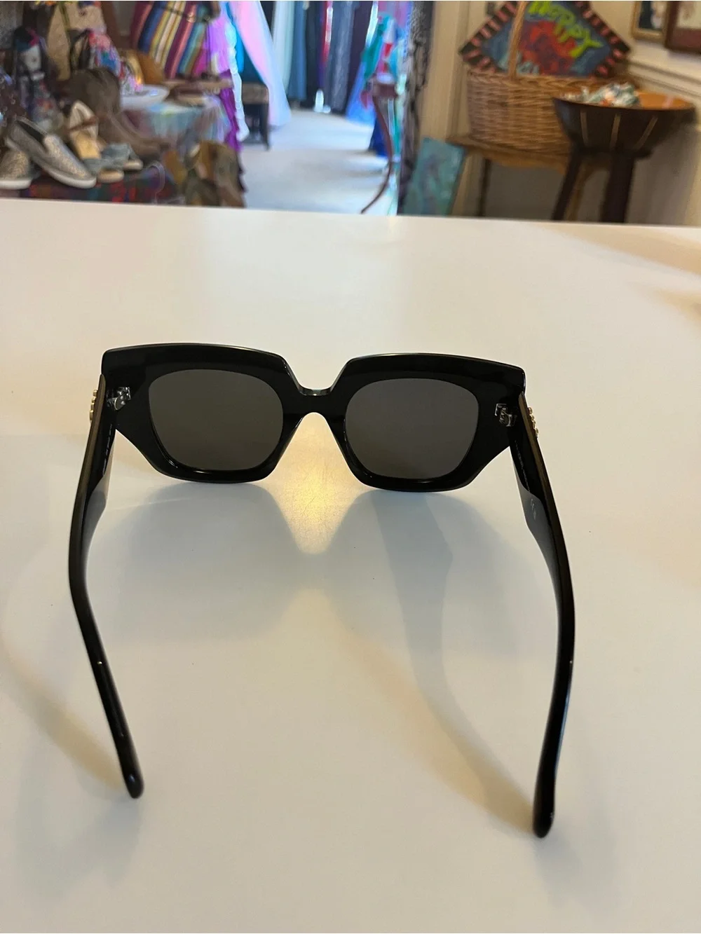 Loewe Square Screen LW40129U Geometric Sunglasses w/Grey Lenses & anagram logo